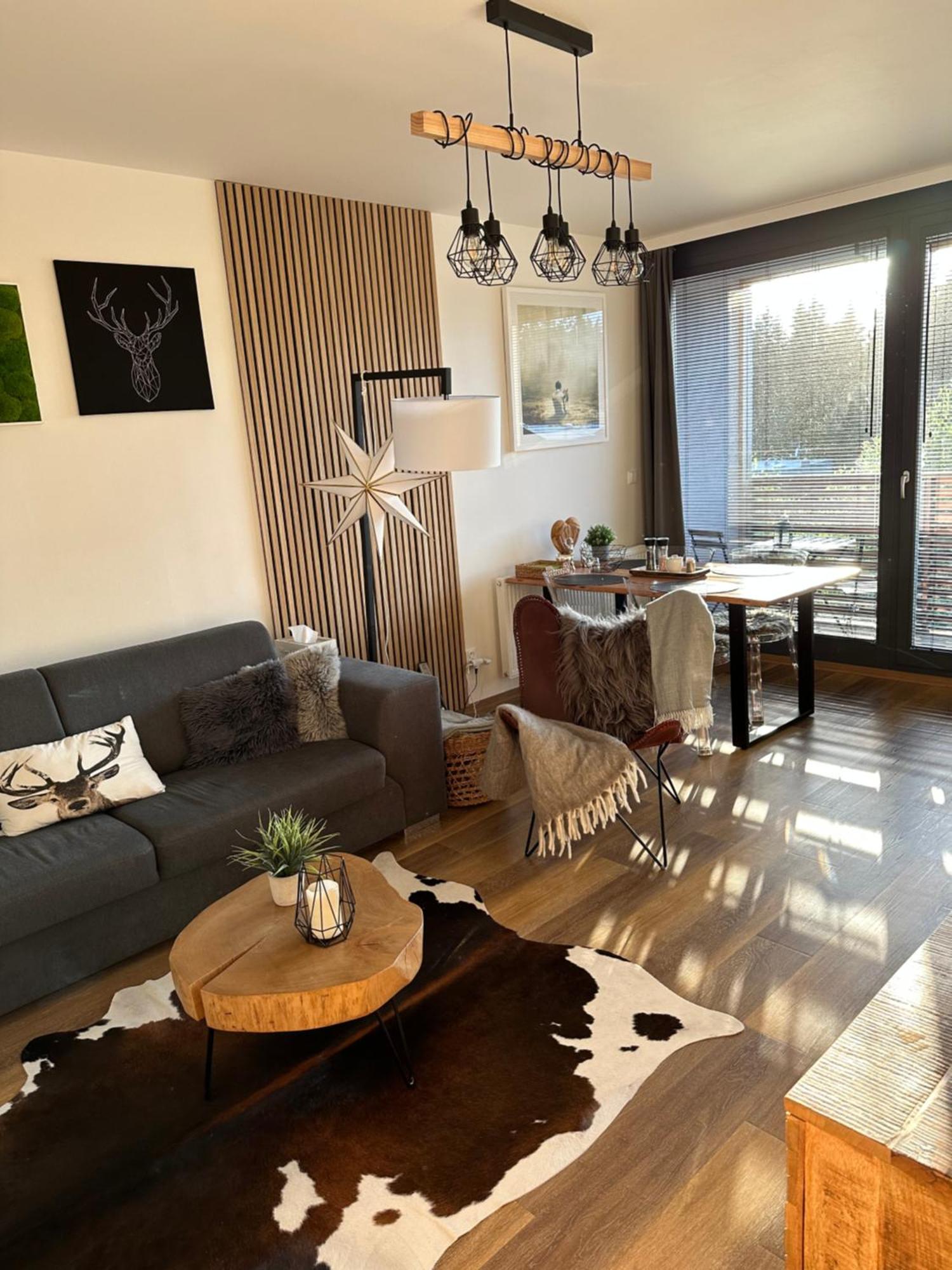 U Jelena Harrachov - Rodinny Apartman U Lesa S Garazi Exteriör bild