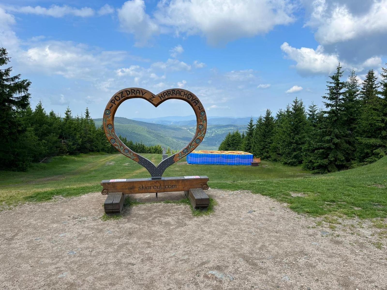 U Jelena Harrachov - Rodinny Apartman U Lesa S Garazi Exteriör bild